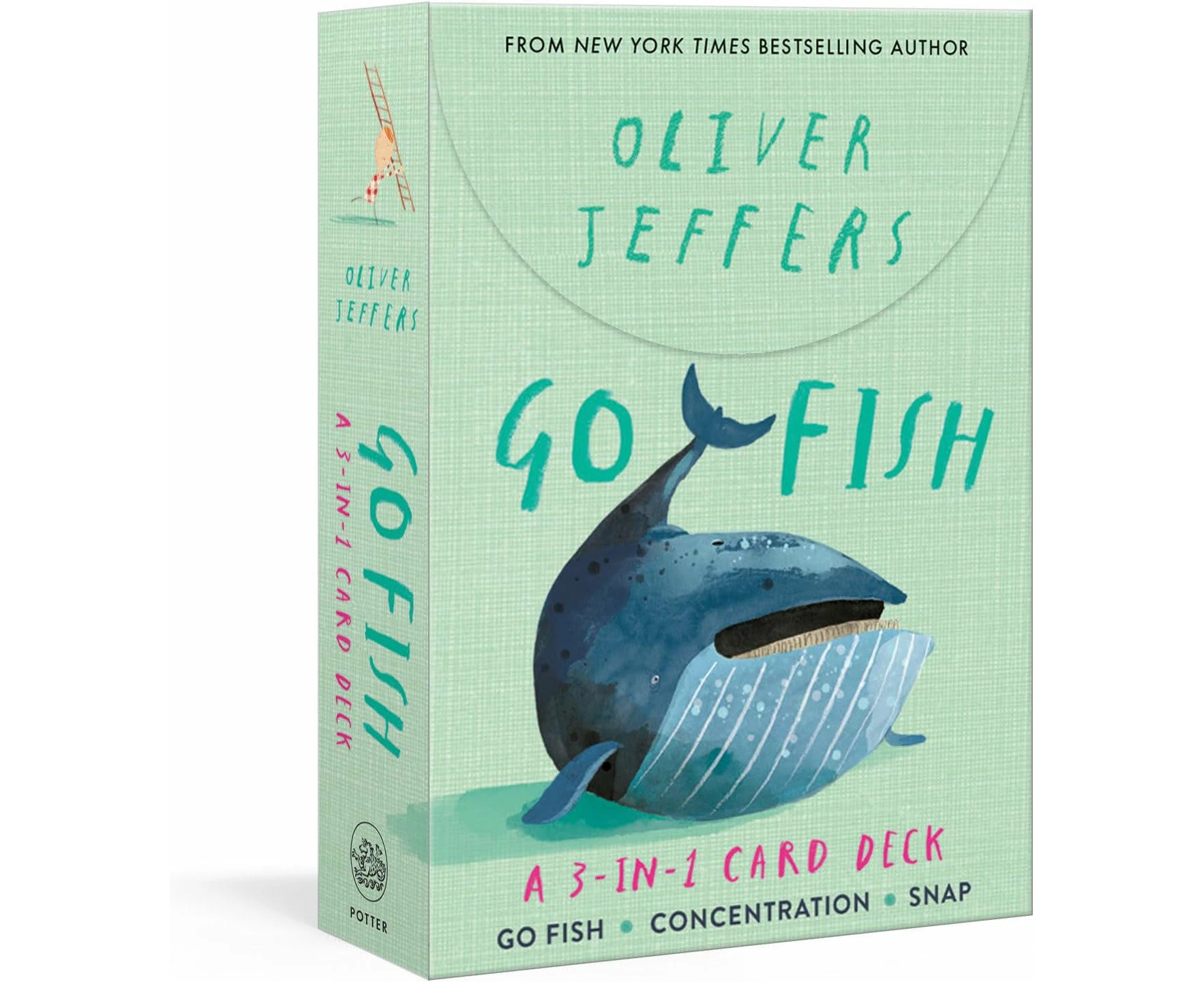 Go Fish: A 3-in-1 Card Deck Go Fish, Concentration, Snap: Card Games Include Go Fish, Concentration, and Snap