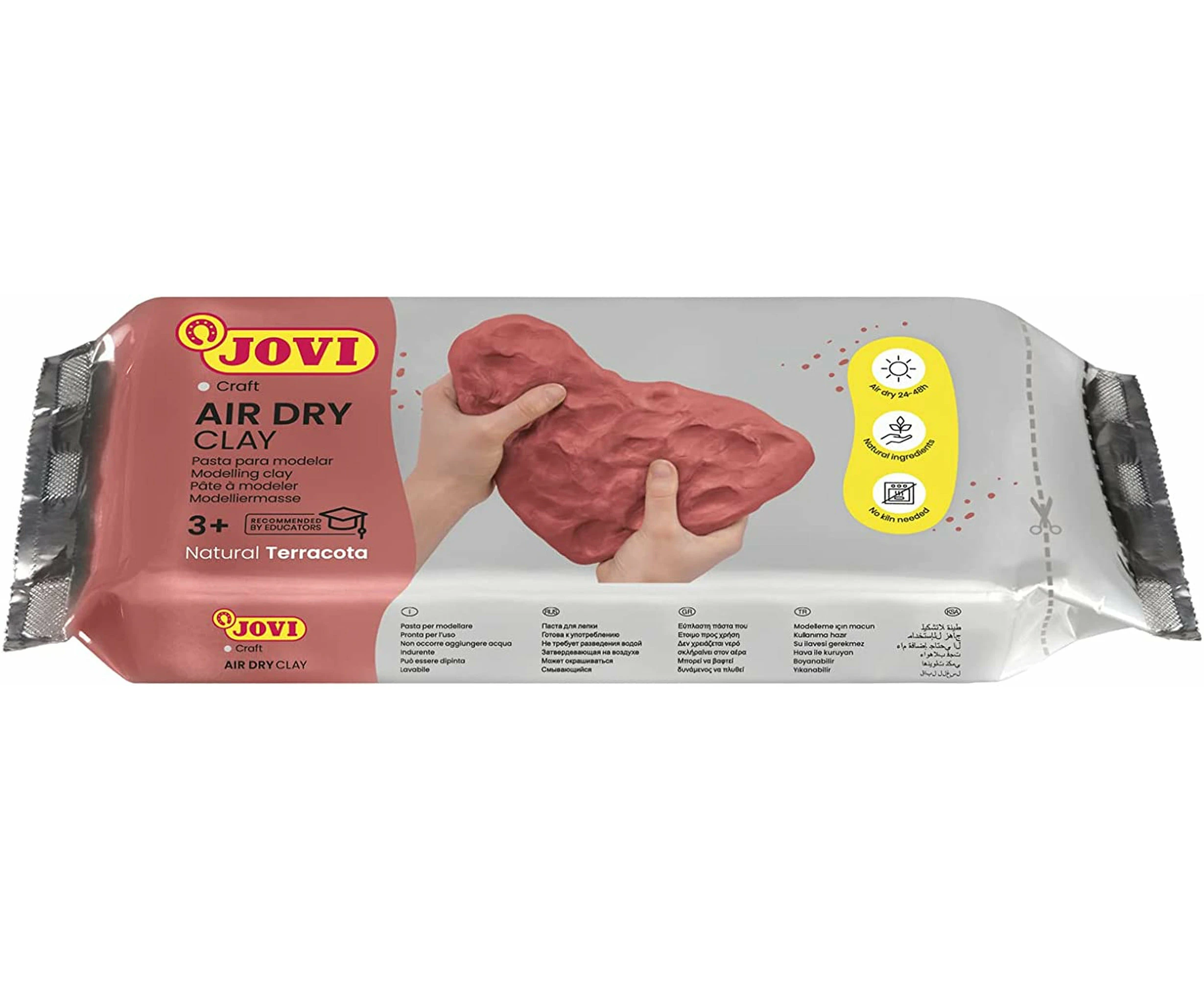 Jovi - Air Dry Clay Bar - 1000g Terracotta