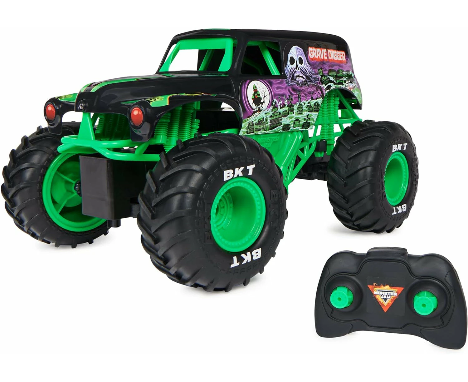 Monster Jam, Official Grave Digger Remote Control Monster Truck 1:15 Scale, 2.4GHz, Kids Toys for Boys and Girls Ages 4 and up