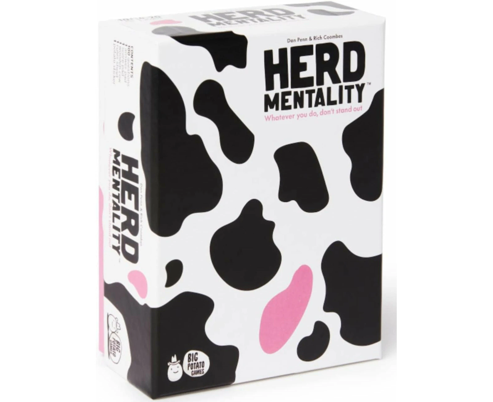 Big Potato Games Herd Mentality Mini Version | Perfect for Travel | The Udderly Addictive Family Game | Best Board Game for 4-20 Players