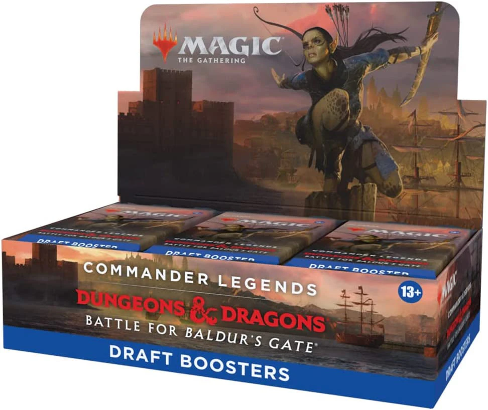 Magic the Gathering Commander Legends Battle for Baldurs Gate Draft Boosters (24 Boosters Per Display)