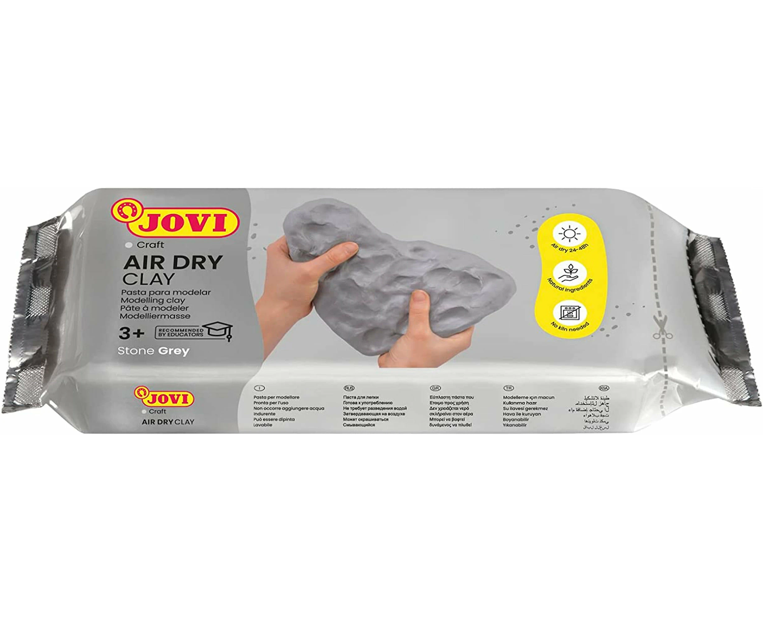 Jovi - Air Dry Clay Bar - 1000g Grey