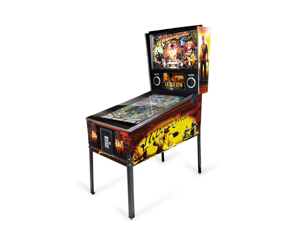 A Man & His Cave Premium Indiana Jones Pinball Machine 1300+ Games 190cm