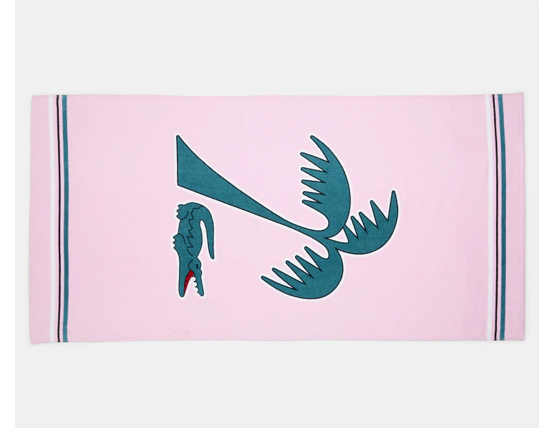 Lacoste Murphy Beach Towel - Pink