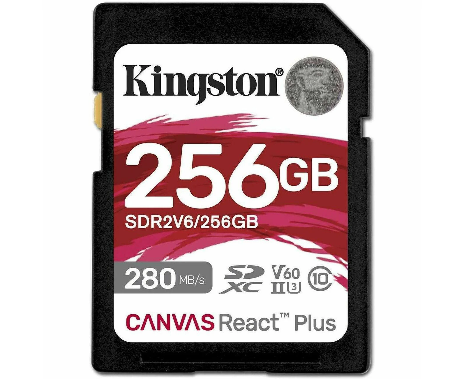 Kingston Canvas React Plus SD Memory Card - 256GB UHS-II - U3 - V60 - Read up to [SDR2V6/256GB]