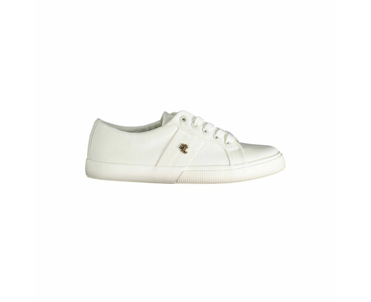 Ralph Lauren White Cotton Sneaker - EU40/US10