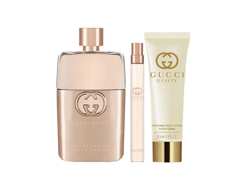 Gucci Guilty EDP 50ml Body Lotion 10ml EDP 90ml