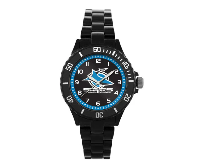 NRL Kids Ladies Watch - Cronulla Sharks - Star Series Gift Boxed - Water Proof