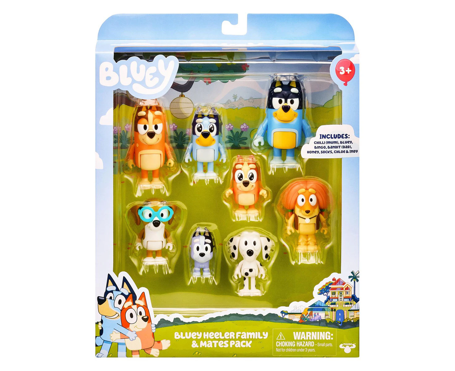 BLUEY 8 FIGURE MULTIPACK