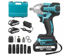 Cordless Impact Wrench 750NM High Torque Brushless Electric Wrench Battery