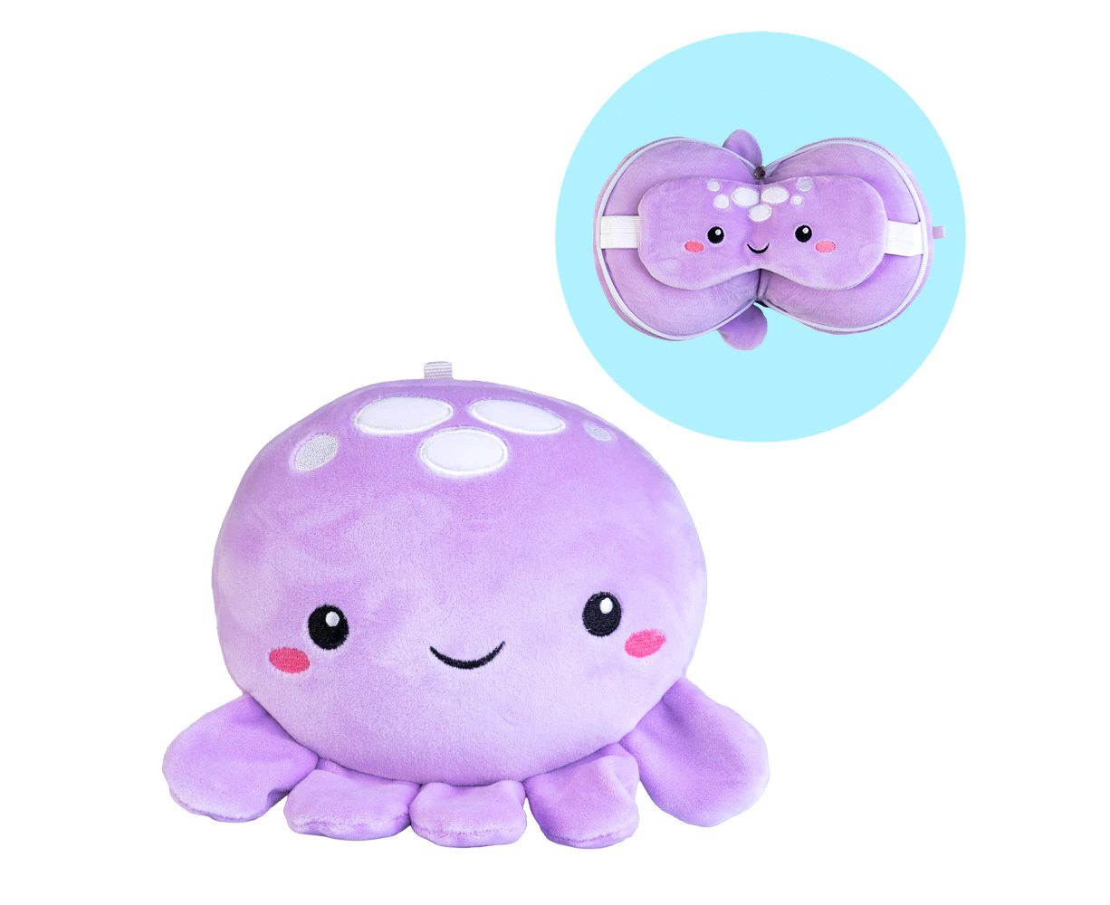 Smoosho's Pals Travel Jellyfish Mask & Pillow