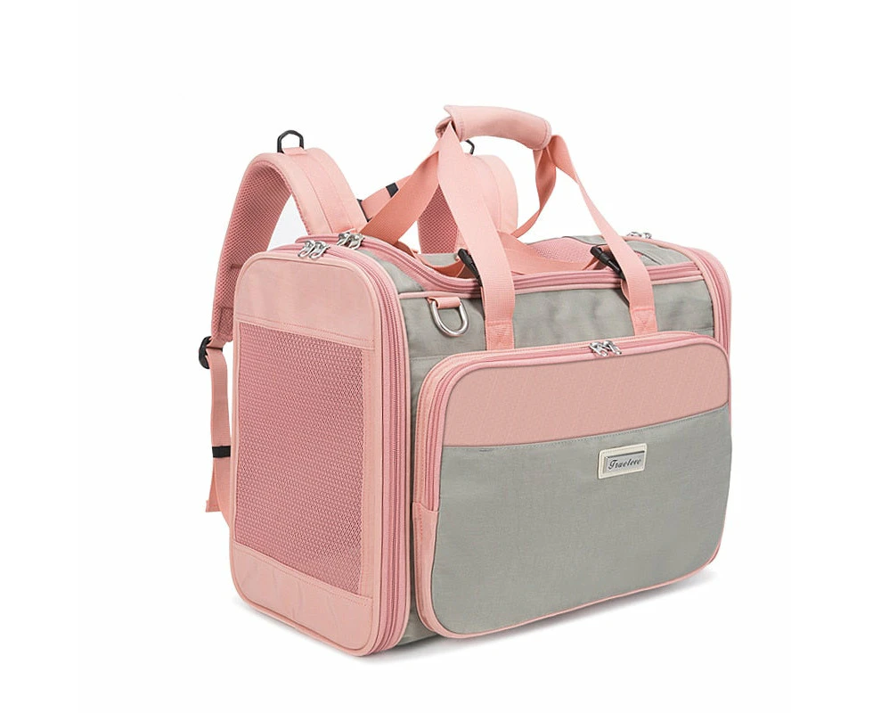 Quality Pet Breathable Mesh Backpack - Pink