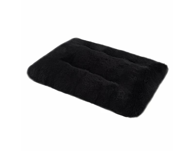 Fluffy Soft Calming Dog Bed - Black