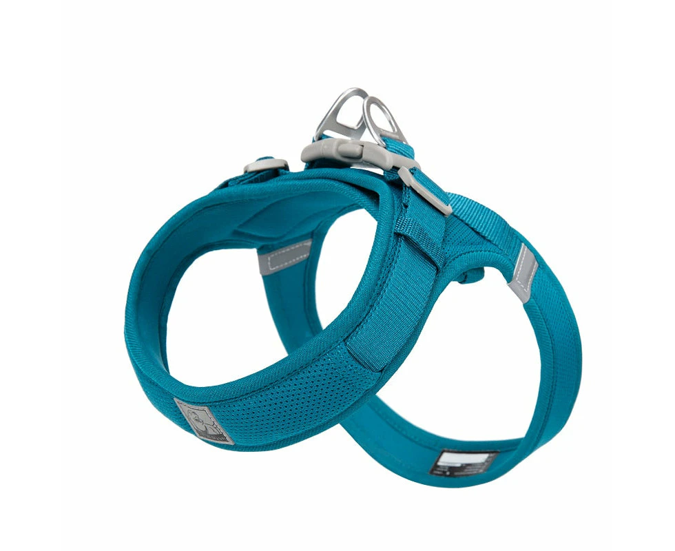 Reflective Nylon Padding Dog Harness - Blue