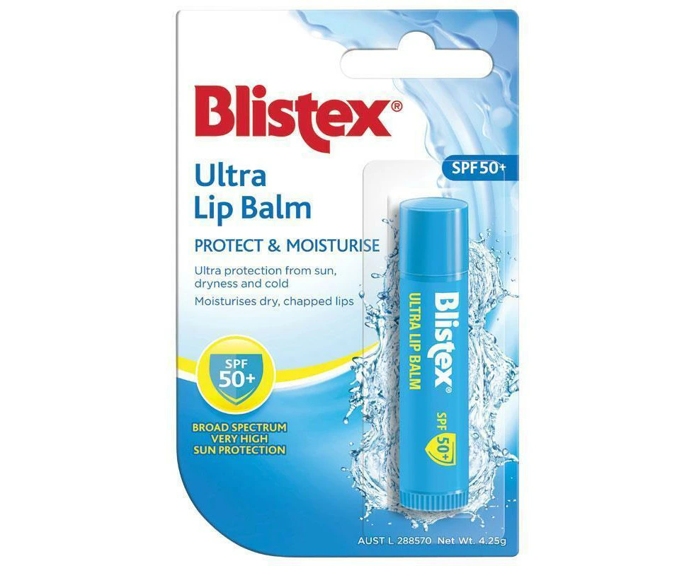 Blistex Ultra Lip Balm Protect Moisture SPF50+ 4.25g x 6 pack