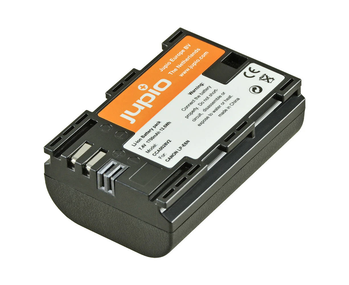 Jupio Li-Ion 7.2V 1700mAh Rechargeable Battery For Canon LP-E6N Digi Camera