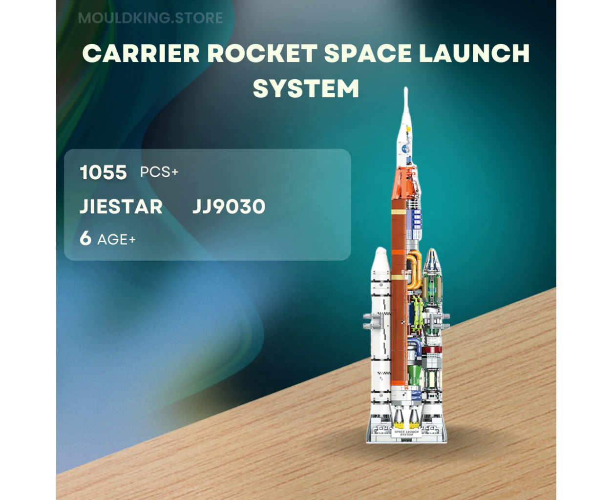 JIESTAR JJ9030 Carrier Rocket Space Launch System with 1055 Pieces