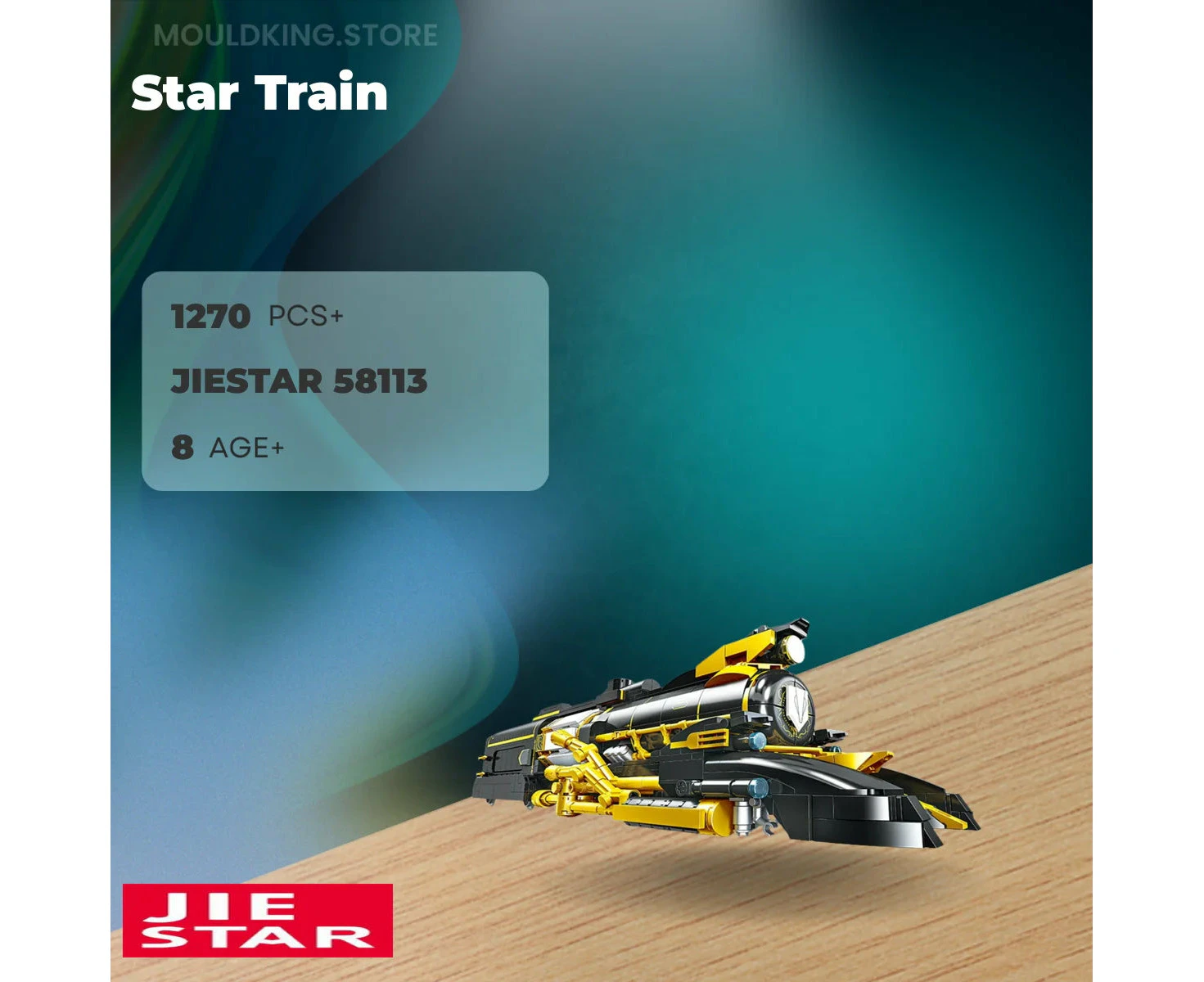 JIESTAR 58113 Star Train with 1270 Pieces