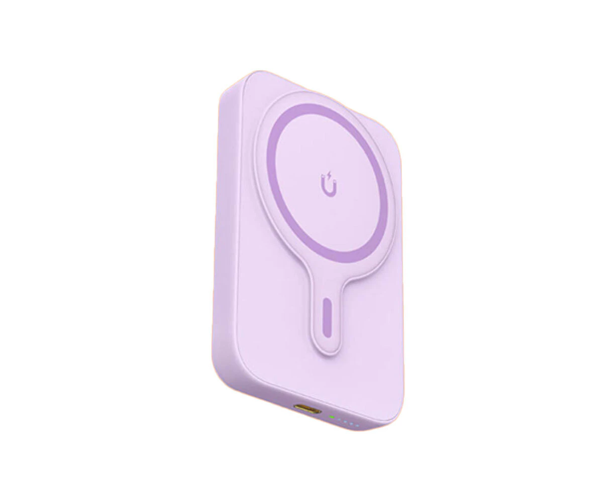 Microdia SnapPower Anchor 35W Portable Magnetic Power Bank 10000mAh Purple