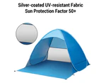 Pop Up Tent for Camping Beach Tent Sun Shelter Instant Opening Wind and Rain Protection UV Resistant Easy to Store