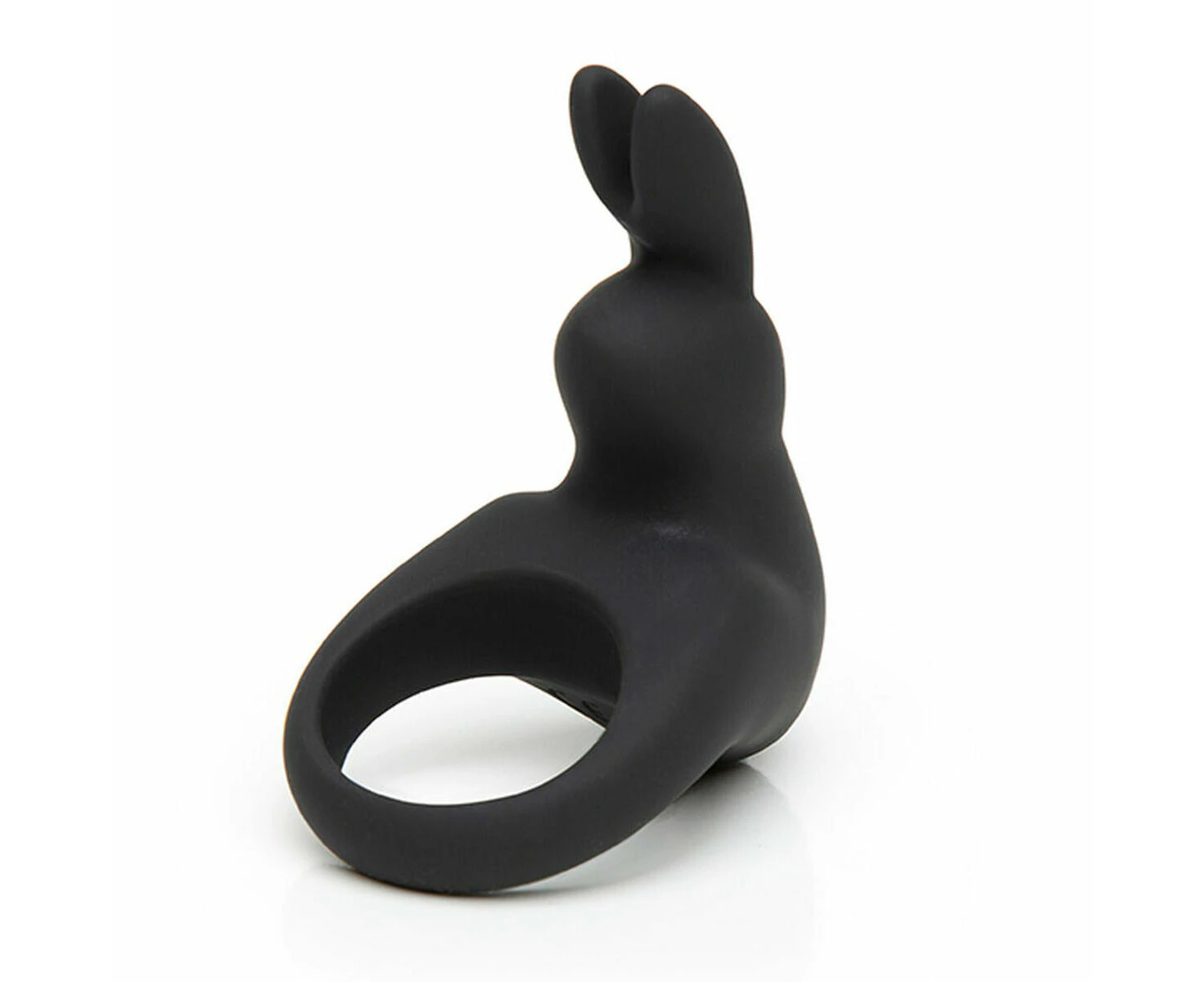 Happy Rabbit Rechargeable Vibrating Rabbit Cock Ring  Black