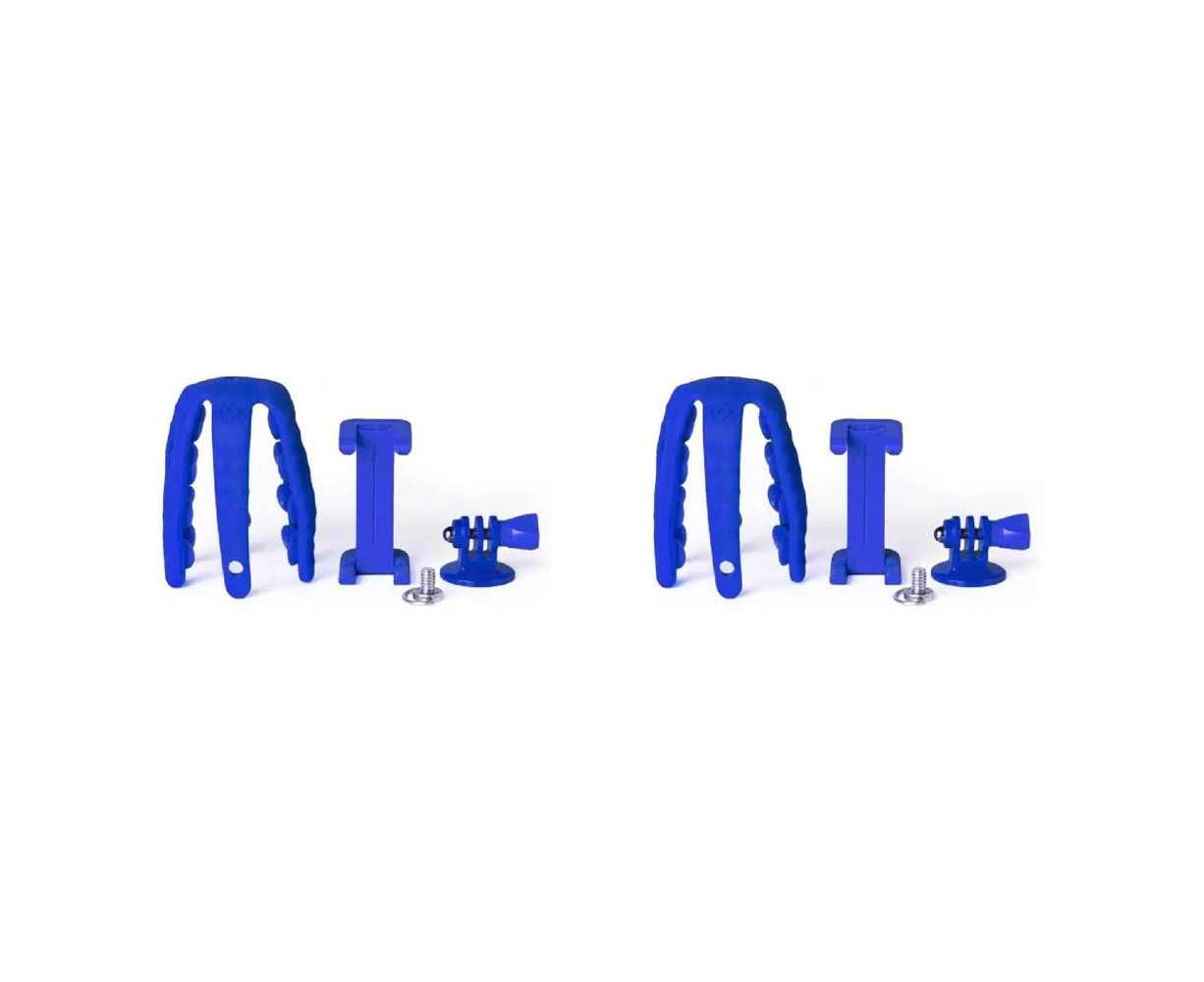 2x Celly Squiddy Flexible Mini Tripod Silicone Phone/Camera Holder 20cm Blue