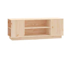 TV Cabinet 110x35x40.5 cm Solid Wood Pine