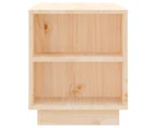 TV Cabinet 110x35x40.5 cm Solid Wood Pine