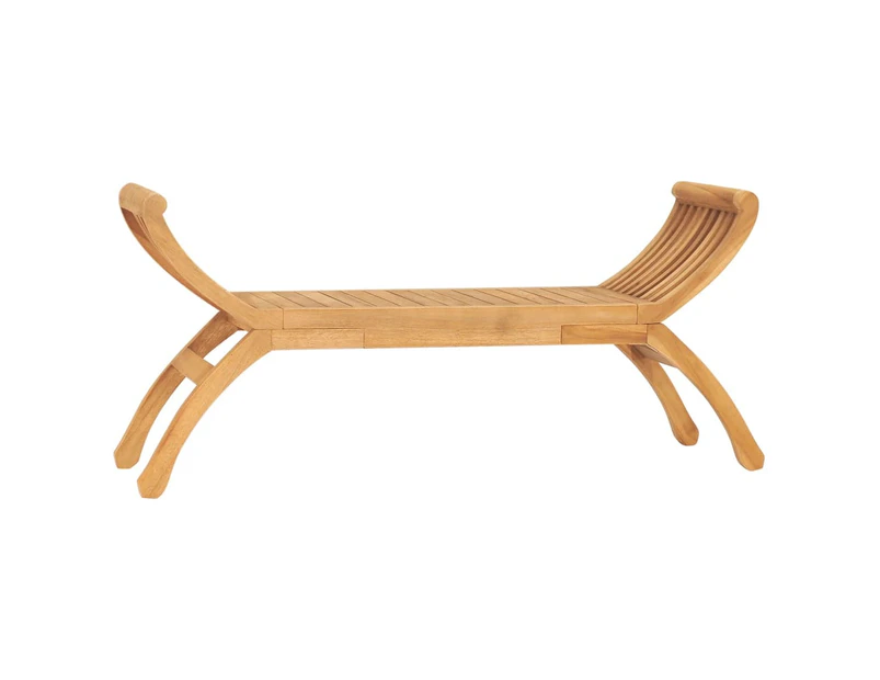 Garden Bench 126 cm Solid Teak Wood