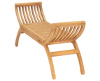 Garden Bench 126 cm Solid Teak Wood