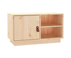 TV Cabinet 70x34x40 cm Solid Wood Pine