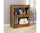 Book Cabinet/Room Divider Smoked Oak 60x30x72 cm