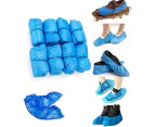 100pcs Disposable Shoe Cover, Plastic Foot Cover, Shoe Cover, Indoor Dustproof Cleaning Shoe Cover