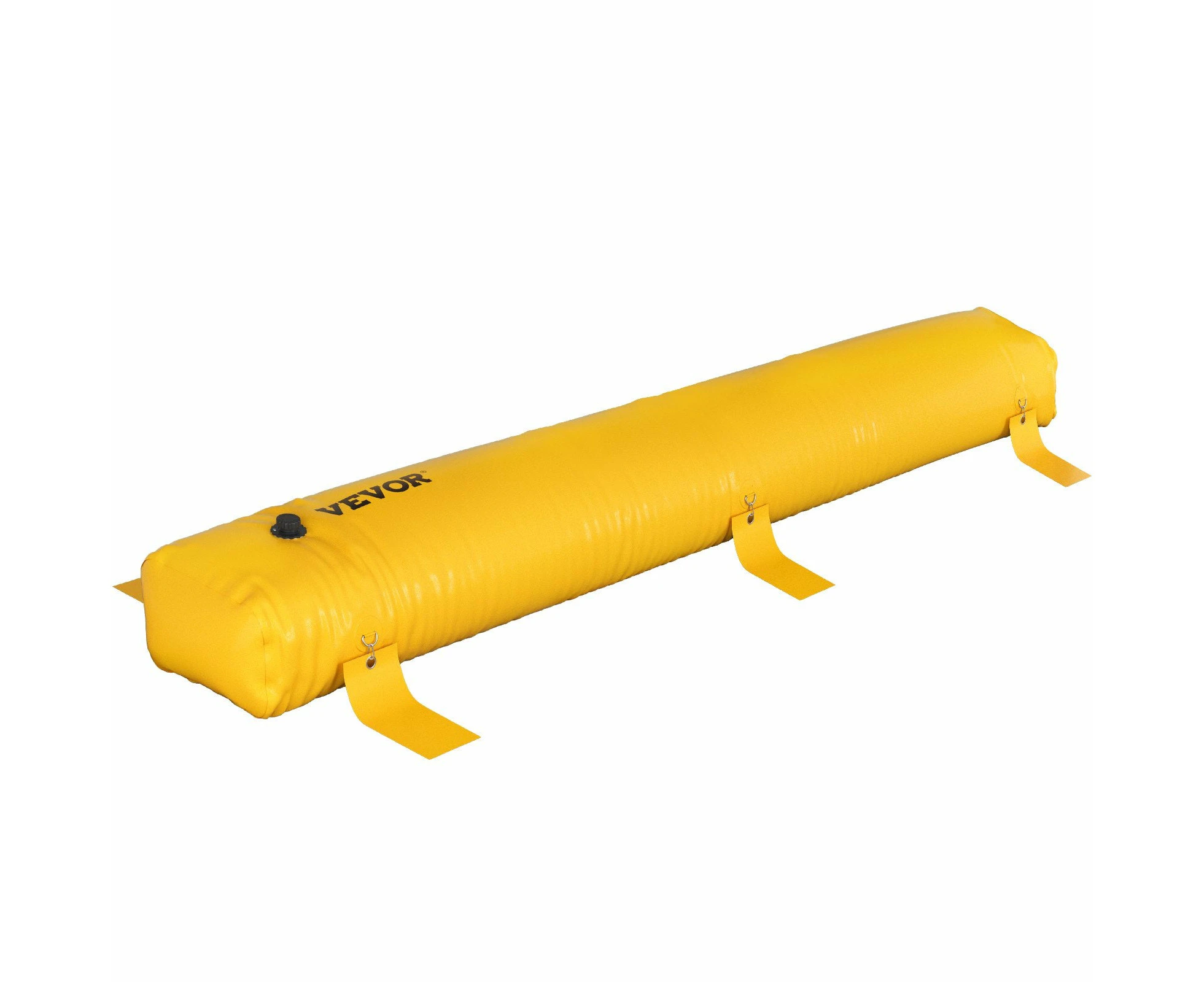 VEVOR Flood Barrier, 12 ft Length x 12 in Height Sandbag Alternative, Water Barrier