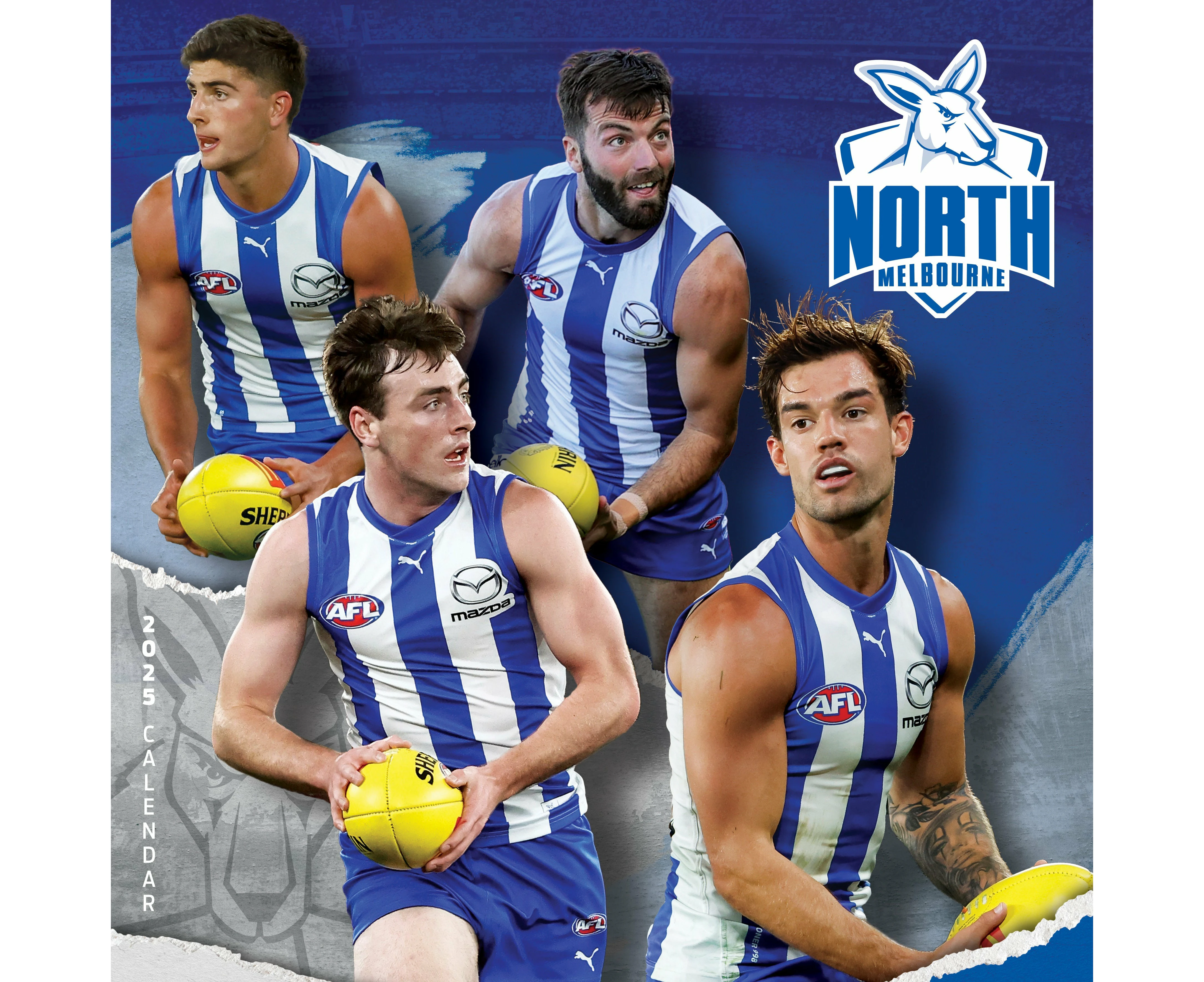 AFL North Melbourne Kangaroos 2025 Calendar