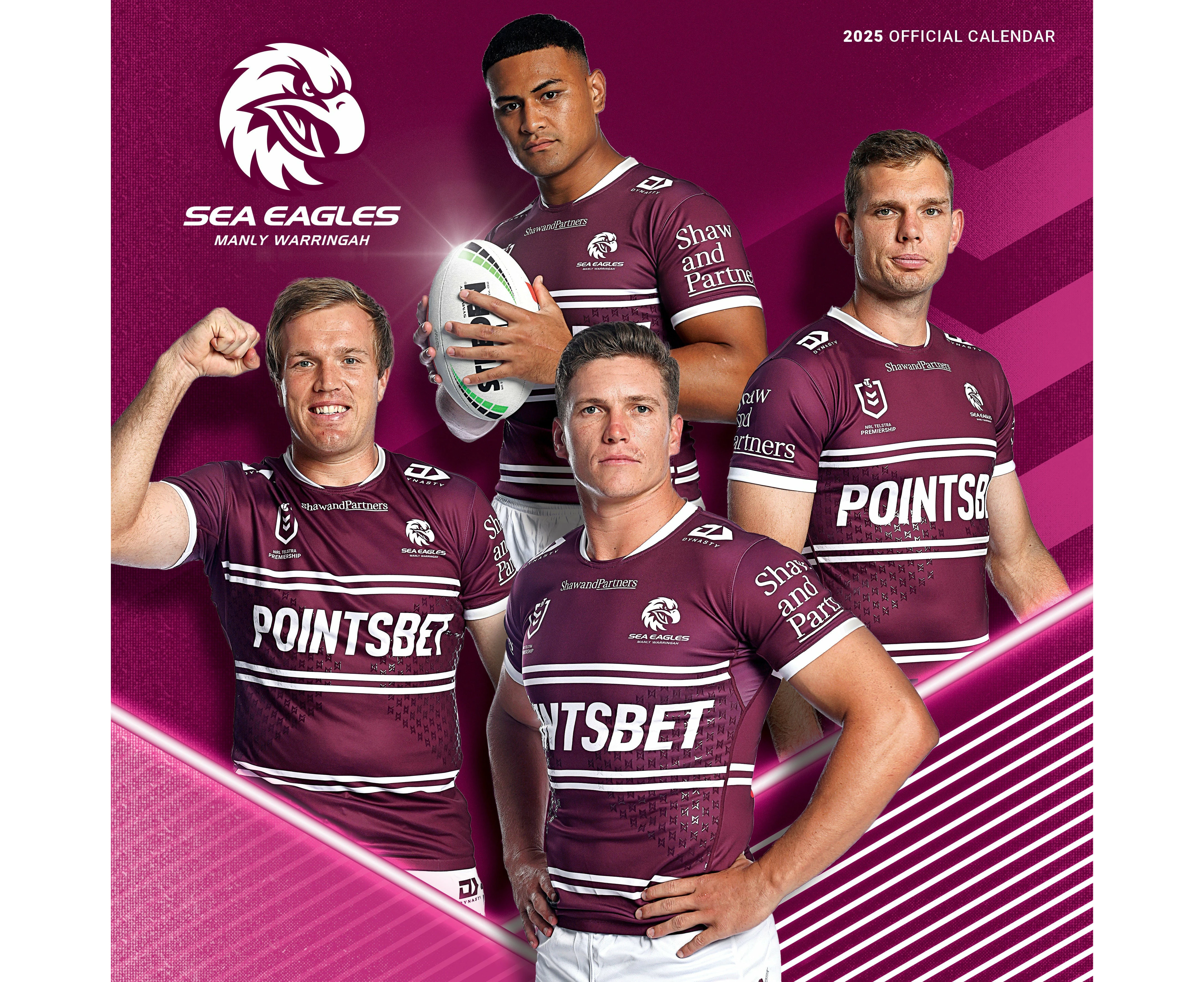 NRL Manly Sea Eagles 2025 Calendar