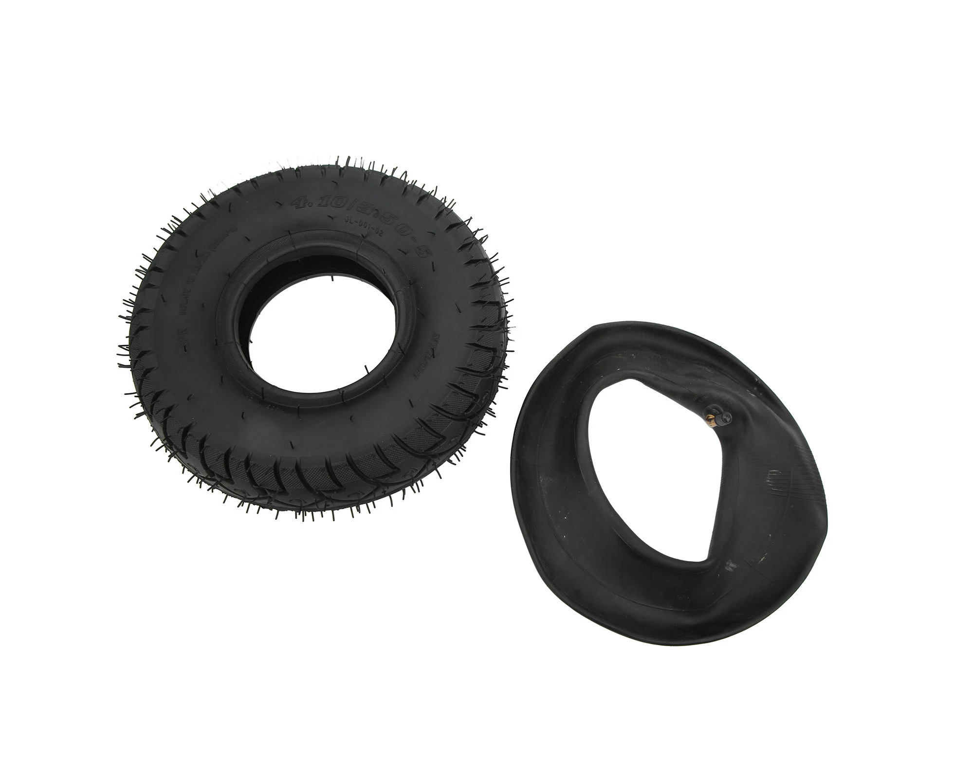 4.10/3.50?5 Inflatable Tire Replacement Outer Tire Inner Tube For Electric Scooter Cart Wheel