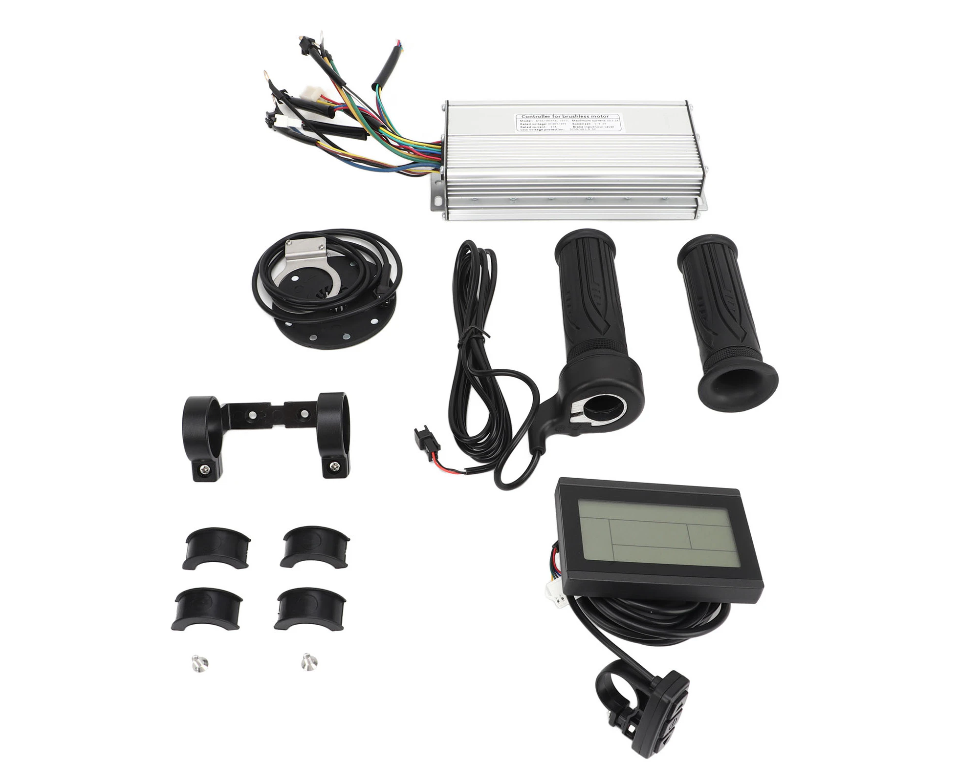 36V 48V 1000W Electric Bike Controller 30A Sine Wave Controller Lcd3 Panel 20X Full Throttle Grip For Bike