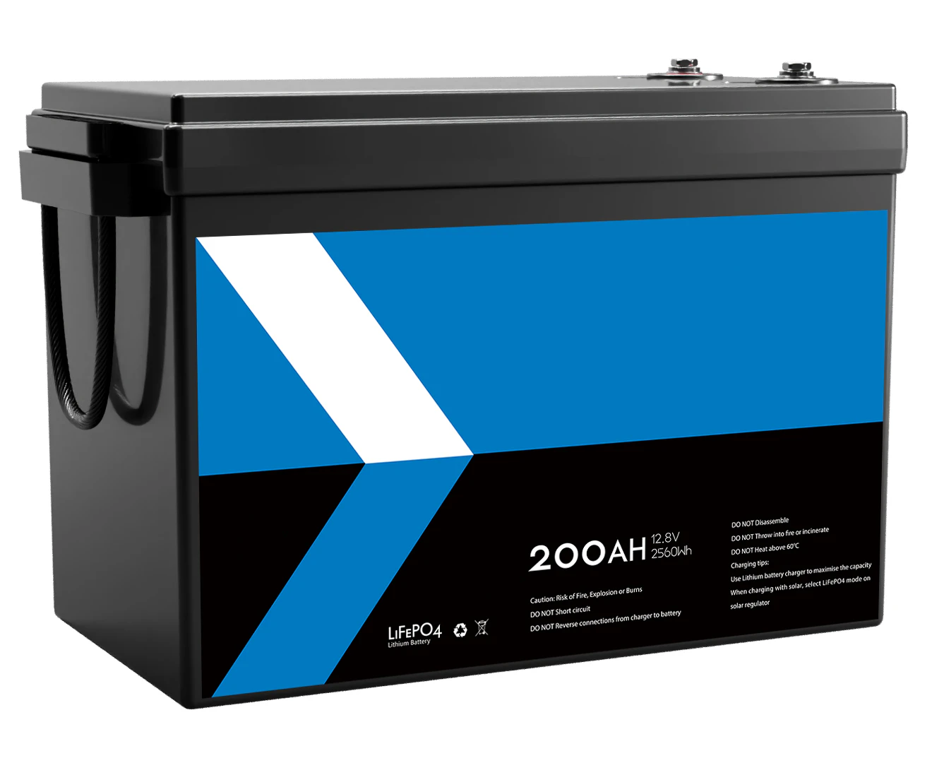 S345-200 200ah Lithium Battery 12v LifePO4 Deep Cycle Camping Solar Fridge