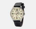 Timberland Men's 46mm Dress Sport Silicone Watch - Cream/Black/Gunmetal