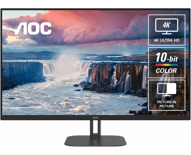 AOC U32V5N 32' 4K VA Office and Business 300 Cd/m 4ms GtG, VESA x 100.  HDMI 2.0 x 2, DP 1.4 x 2 Monitor