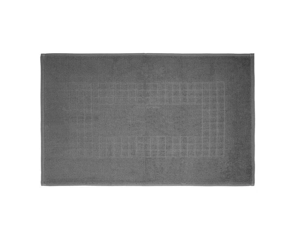 Microfiber Soft Non Slip Bath Mat Check Design (Anthrazit)