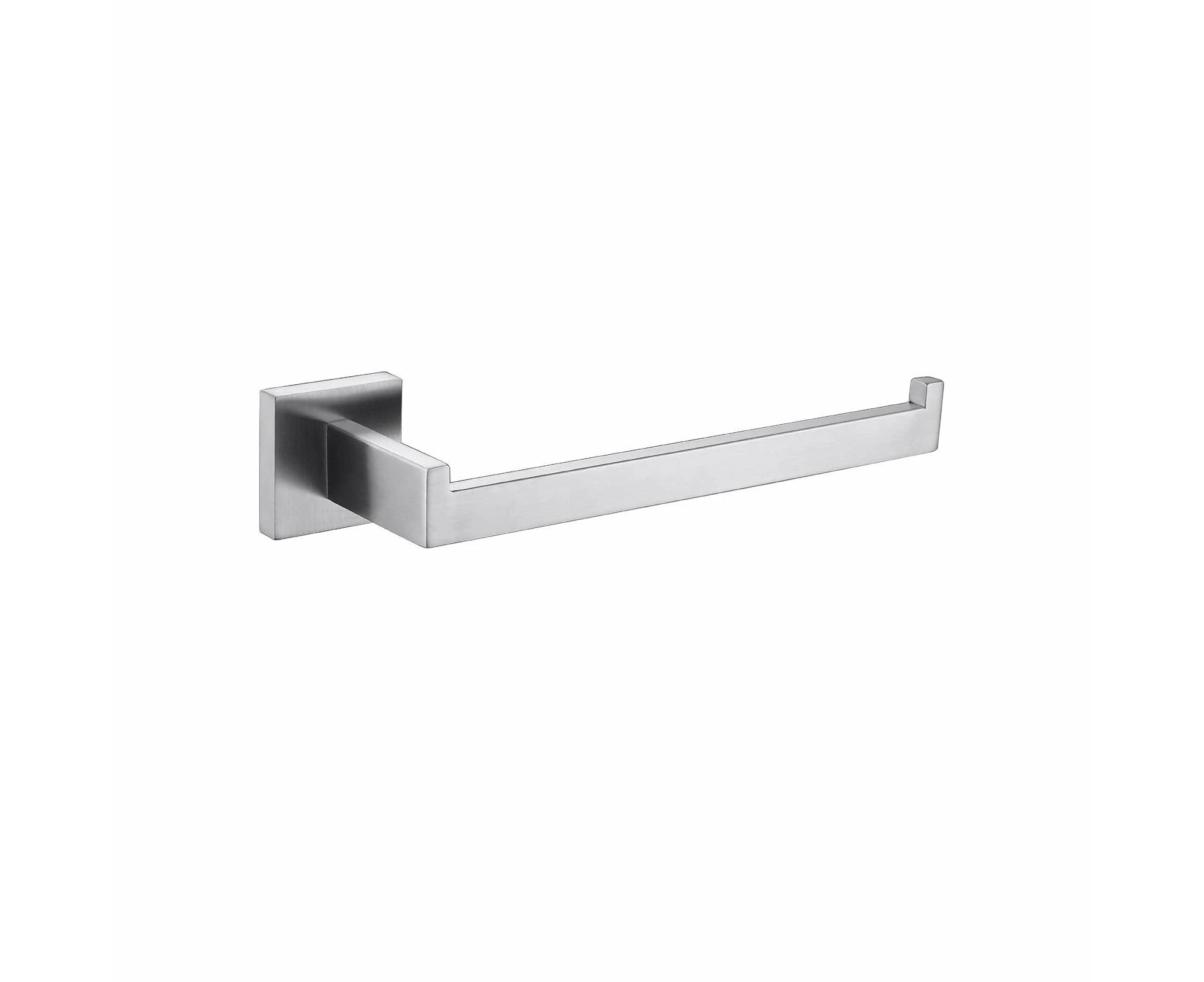 Square Hand Towel Holder Ring Wall Mounted Modern Towel Bar Bathroom Kitchen