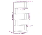 Book Cabinet/Room Divider 80x25x163.5 cm Solid Wood Pine