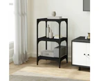 Book Cabinet Black 40x33x70.5 cm Engineered Wood and Steel