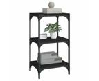 Book Cabinet Black 40x33x70.5 cm Engineered Wood and Steel