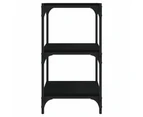 Book Cabinet Black 40x33x70.5 cm Engineered Wood and Steel