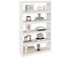 Book Cabinet/Room Divider White 100x30x167.5 cm Solid Pinewood