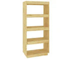 Book Cabinet/Room Divider 60x35x135 cm Solid Pinewood