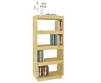 Book Cabinet/Room Divider 60x35x135 cm Solid Pinewood